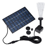 Solar Water Pump, 9v/2w Solar Fountain With Panel - Solar