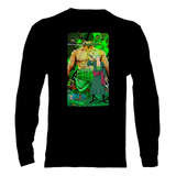 Polera Manga Larga One Piece - Ver 10 - Roronoa Zoro