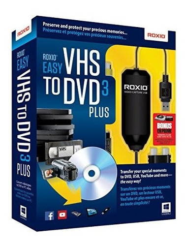 Conversor Vhs A Dvd Roxio 3 Plus