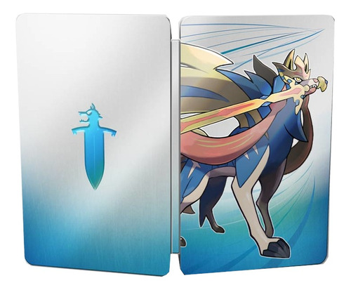 Pokemon Sword Zacian Steelbook - Novo - Nintendo Switch