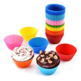 Molde Silicona Pirotines X 12 Muffins Cupcakes