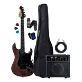 Kit Guitarra Tagima Juninho Afram J3 Amplificador Acessórios