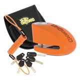 Onguard 8257 Candado De Disco Con Alarma Para Motocicleta Color Naranja