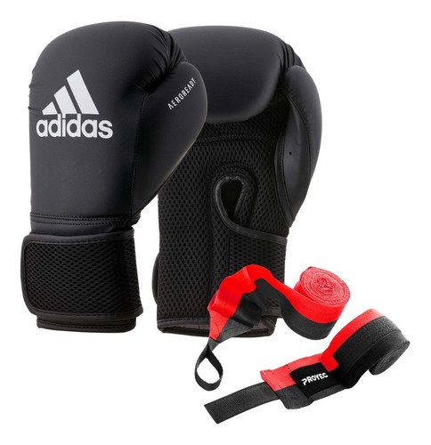 Combo Kit De Boxeo Guantes adidas Mas Vendas Kick Thai Mma