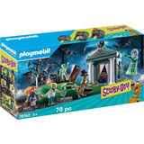 Figura Armable Playmobil Scooby-doo! Aventura En Cementerio 70 Piezas 3+