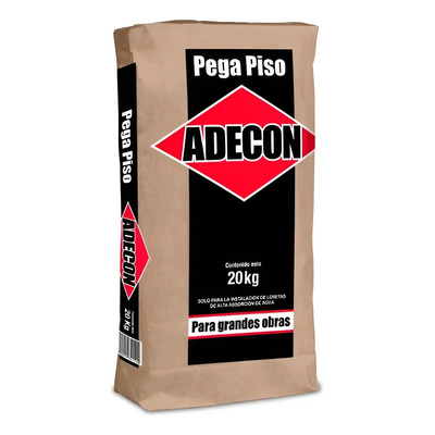 Pega Piso Grandes Formatos Ceramicos Adecon Color Gris | MercadoLibre