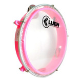 Pandeiro Infantil Abs Rosa Pele Cristal 8 - Luen