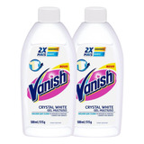 Kit Com 2 Tira Manchas Gel Vanish Crystal White 500ml Cada