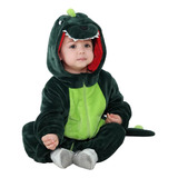 Mameluco Para Bebe Invierno Pijama Bebe Disfraz Dinosaurio