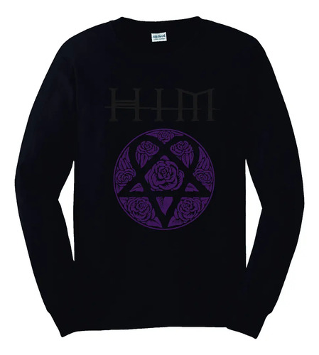 Playera Larga Him Ville Valo Metal,love,rock,dark,goth.