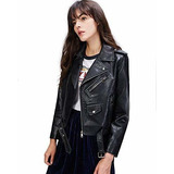 Chaqueta Moto Mujer Pu Slim.