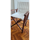 Sillon Director Plegable De Madera - Balcon, Jardin