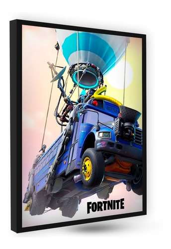 Quadro Decorativo Para Quarto Pró Player Fortnite Jogo Skin