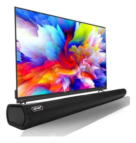 Caixa Bluetooth Soundbar Barra De Som Tv Smart Cinema Hdmi