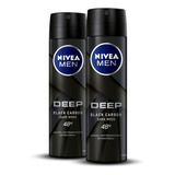 2 Pack - Nivea Men Deo Aerosol Deep 150ml