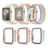 3 Correa Y Funda Para Apple Watch Iwatch Se Series 9 8 7 6 5