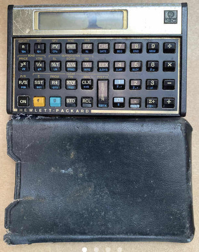 Calculadora Hp Antiga Usada 12c Portátil Não Casio Sharp