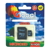 Tarjeta Sd 64gb X 3 U. Adaptador Clase 10 Memoria Microsd 