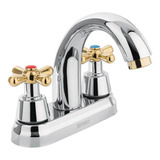 Mezcladora P/lavabo Maneral Cruceta Cuello Alto Foset 45355