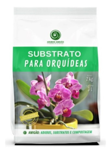 Substrato Para Orquídeas 3 Litros - Adubos Amigão