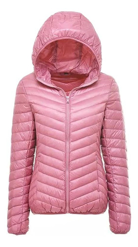 Campera Puffer De Dama Mujer Con Abrigo Importada Inflable