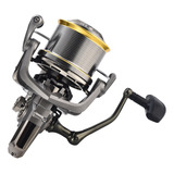 Carrete De Pesca 17+1bb.. 8:1 Con Mango Intercambiable