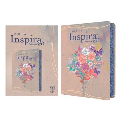 Biblia Inspira Acuarela Nueva Traducción Viviente Tapa Blanda | Envío gratis