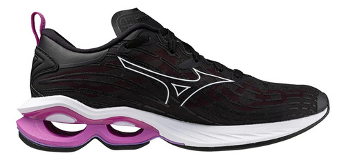 Tênis Mizuno Wave Creation 25 Se Preto / Rosa - Feminino