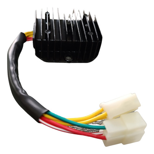 Rectificador Trifasico Para Moto 6 Cables C/ Salida Para Luz