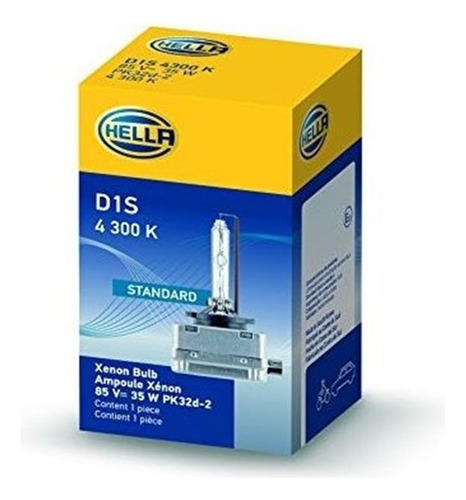 Hella D1s 4300 Bombilla Xenon K Estándar, (85v, 35w)