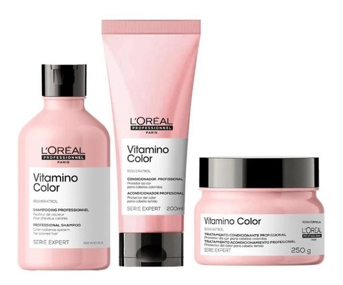 Vitamino Color Loreal Kit Shampoo + Mascara + Condicionador