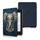 Case Capa Kindle J9g29r Couro Sintético 10ª Ger Elefante