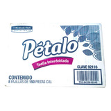 Caja De Toalla Interdoblada Pétalo 8 Fajillas 150c/u