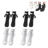 4 Pares Calcetines Con Manos Calcetin Divertidos Unisex