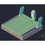 Estructura Cnc, Mdf, Para Motores Nema 17 O 23, 1 Metro