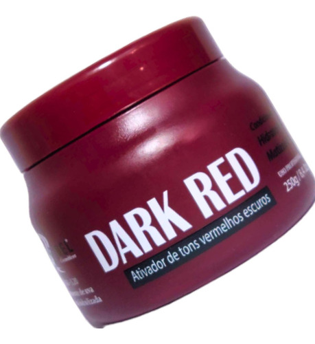 Matizador Ativador De Tons Vermelho Dark Red 250g Mairibel