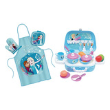 Pack Delantal Chef Y Cocina Con Utensilios Frozen Disney