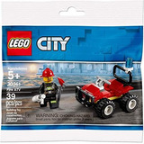 City Lego Set 30361 Fire Atv 39 Piezas Bolsa De Plástico