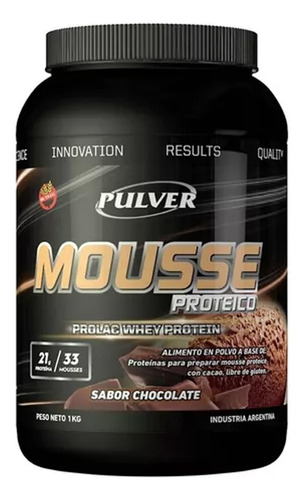 Mousse Proteico Pulver 1k Prolac Whey Protein Apto Celíaco 