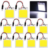 Tm Cob Paquete De 10 48 Smd Dc12v Led Panel Domo Lámpa...