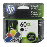 Cartucho Hp 60xl Negro Original