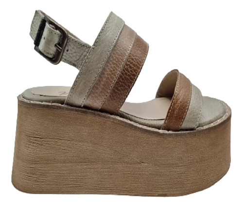 Sandalias Plataformas Zapatos Mujer Cuero Moda 935pm