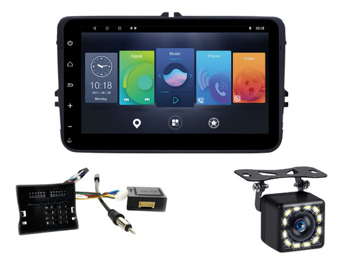 Estereo 8 Pul Android Mirror Link Volkswagen Beetle 12-19