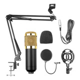 Kit Microfono Profesional Condensador Grabacion Estudio Ktv