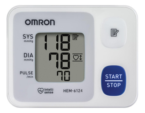 Omron Tensiómetro Monitor De Presión Arterial Muñeca Hem6124