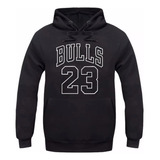 Blusa De Moletom Canguru Basquete Bulls 23 Masculina Feminin