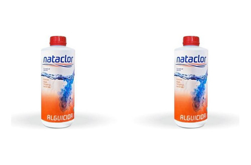  Alguicida Liquida 1 Litro Para Pileta Nataclor Pack X2u