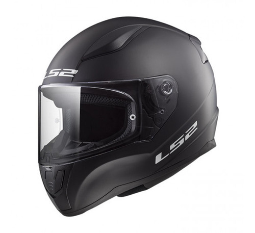 Casco Para Niño Ls2 Cerrado Rapid Mini Solid Negro Moto