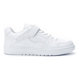 Zapatilla Total Blanca Con Velcro Tout Mujer Atomik