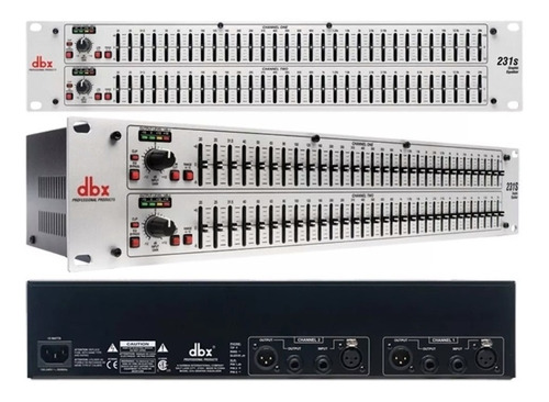 Dbx Ecualizador 31 Bandas Dual Graphic 231s